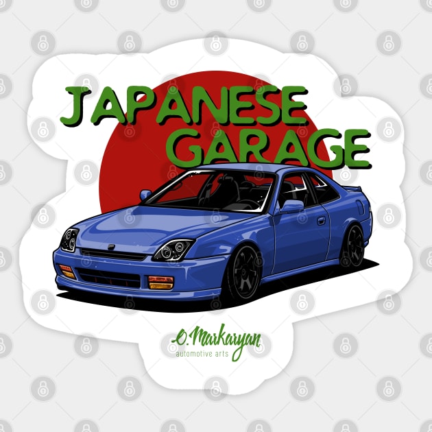 Prelude mk5 (blue) Sticker by Markaryan